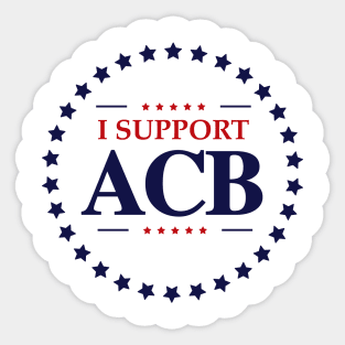 I support Amy Coney Barret Sticker